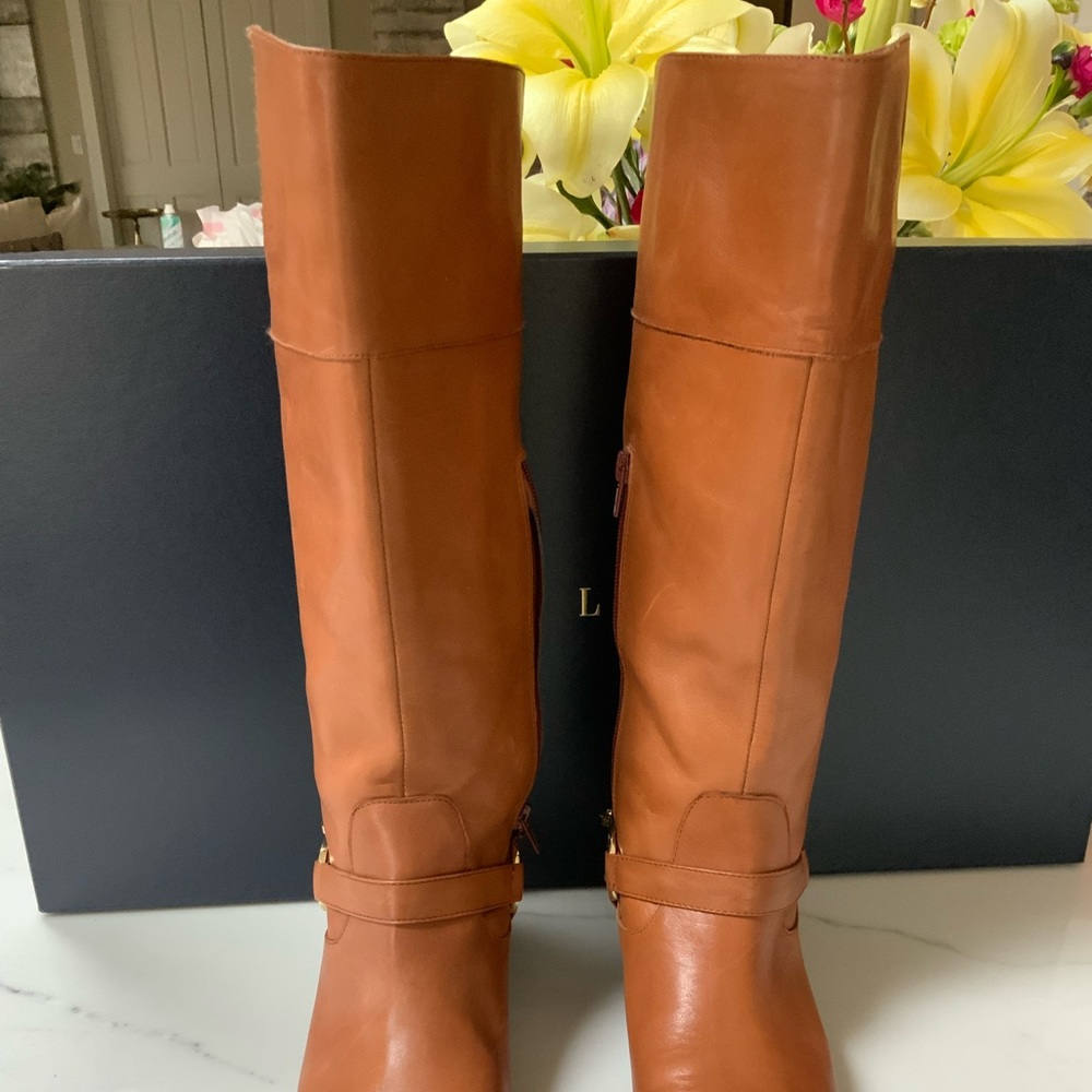 Ralph Lauren leather  nwot riding boots - Picture 6 of 11